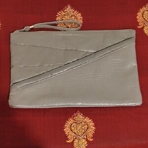 Vintage Elegant Gray Clutch Bag